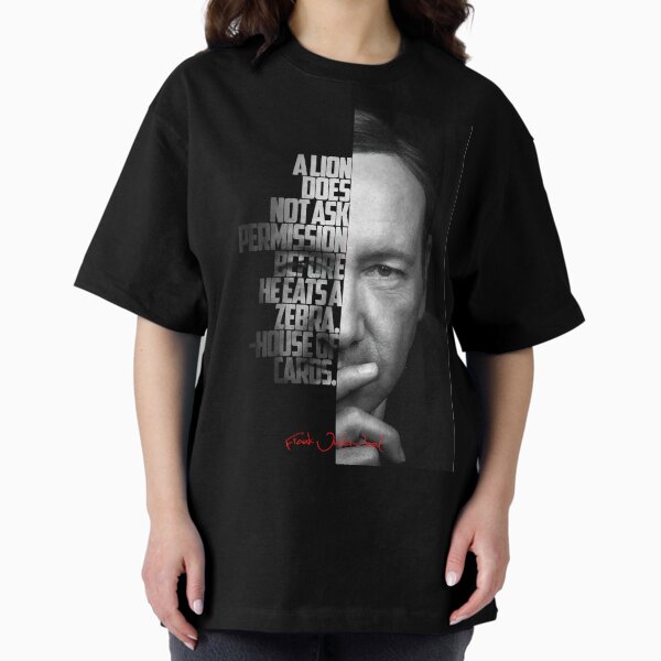 Item preview, Black and white Frank Underwood House of Cards quote. designed and sold by The Wise Fortress.