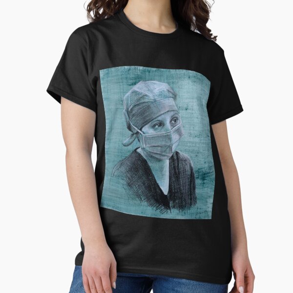 Item preview, Nurse Mel  - Drawing by Avril Thomas - Adelaide Artist designed and sold by AvrilThomasart.