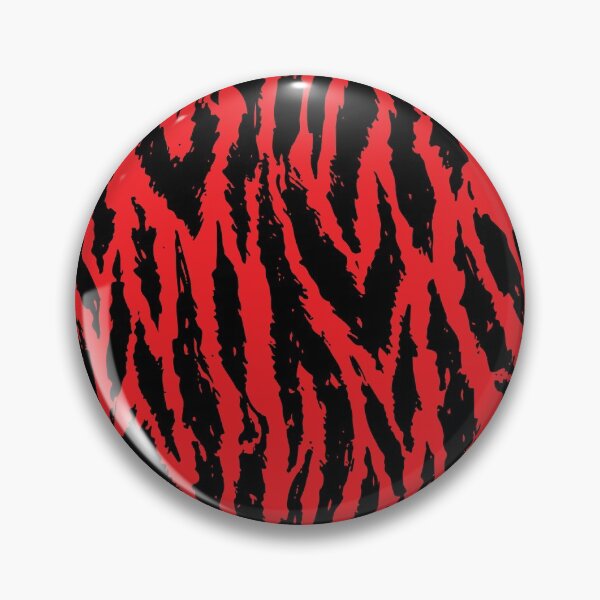 Item preview, Black And Red Tiger stripes pattern designed and sold by mouad naouiri.