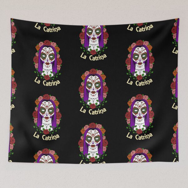 Item preview, Catrina for Dia de los Muertos a Mexican Sugar Skull designed and sold by Frosty1489.