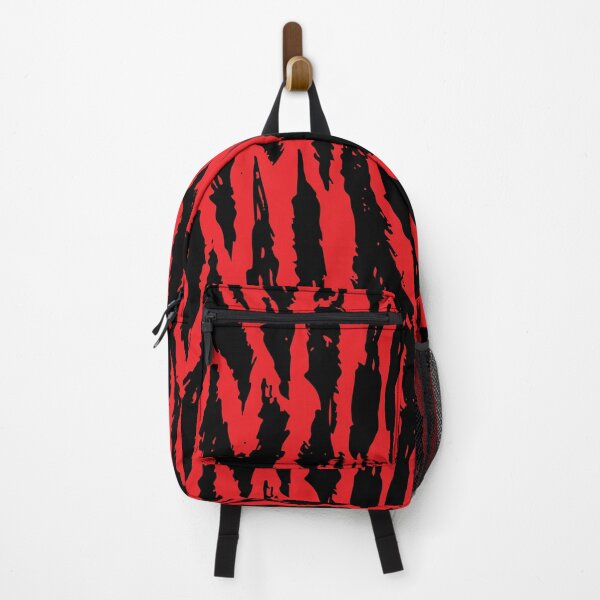 Item preview, Black And Red Tiger stripes pattern designed and sold by mouad naouiri.