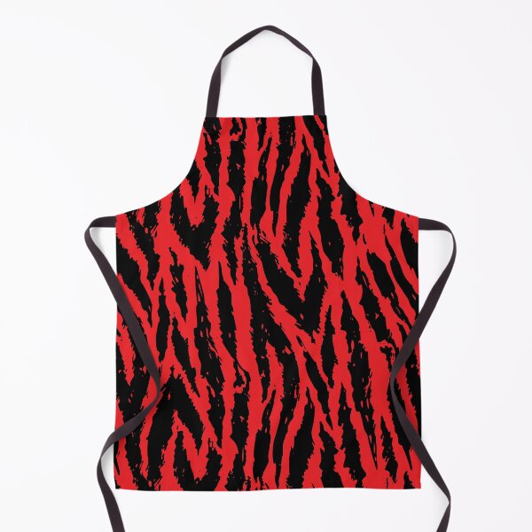 Item preview, Black And Red Tiger stripes pattern designed and sold by mouad naouiri.