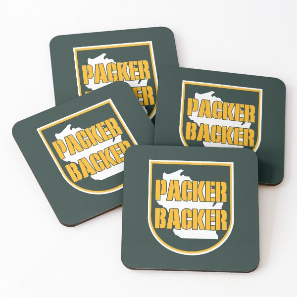 Packer Backer- Green Bay Coasters (Set of 4)