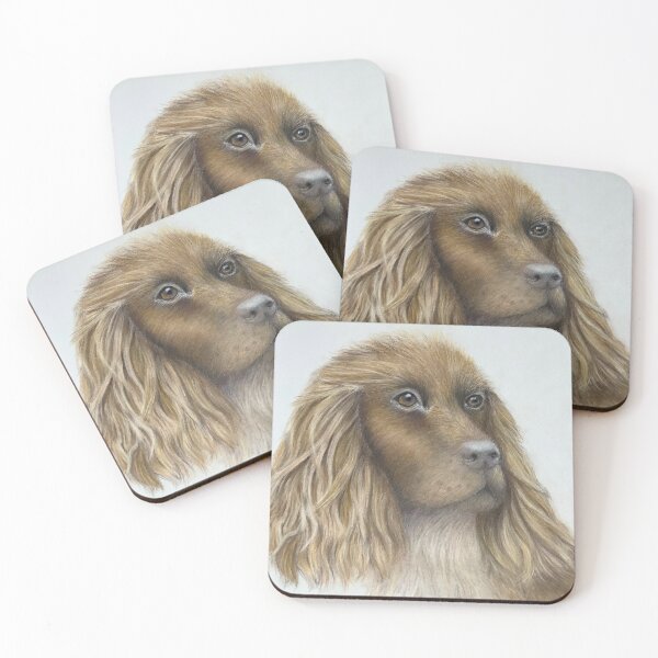 Item preview, Chocolate brown springer spaniel dog designed and sold by Diane Hunter Art.