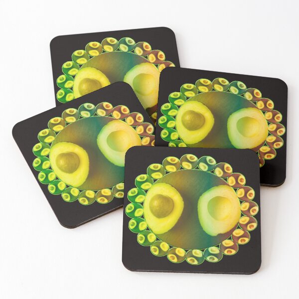 Item preview, Copie de Geometrical shape patterns of avocados and its pit. designed and sold by Ralek.