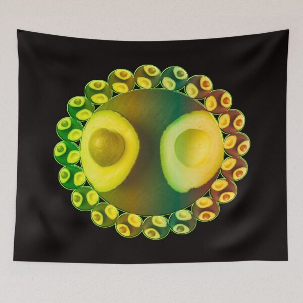 Item preview, Copie de Geometrical shape patterns of avocados and its pit. designed and sold by Ralek.