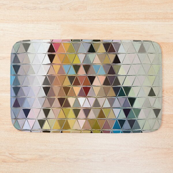 Item preview, Cool Colored triangle mosaic art  designed and sold by AYACHI90.