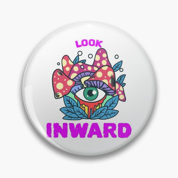 Item preview, Look Inward Psychedelic Design designed and sold by IntoTheMirror.