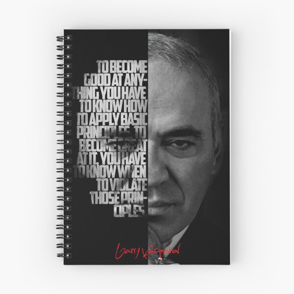 Item preview, Copy of Copy of Black and white Garry Kasparov quote. designed and sold by Enea Kelo.