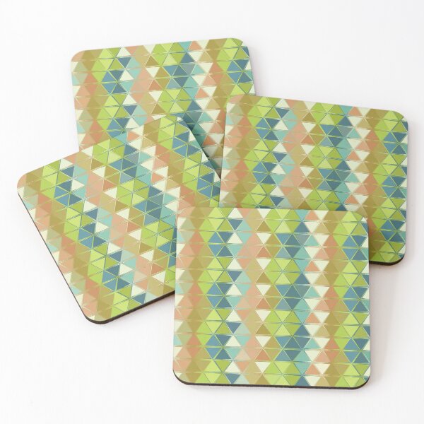 Item preview, Cool Colored triangle mosaic art designed and sold by AYACHI90.