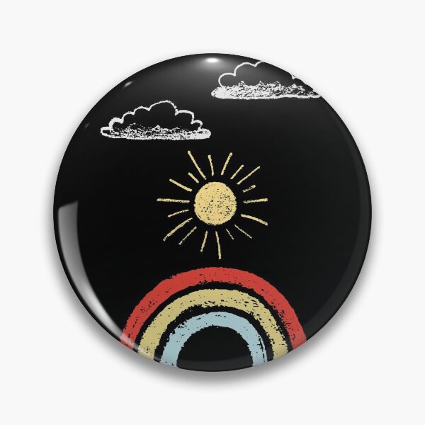 Item preview, retro rainbow sunset designed and sold by Peaceful Life Co.