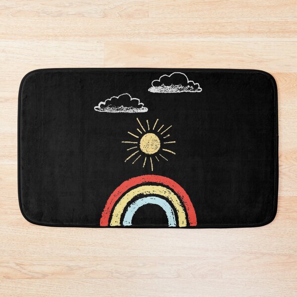 Item preview, retro rainbow sunset designed and sold by Peaceful Life Co.