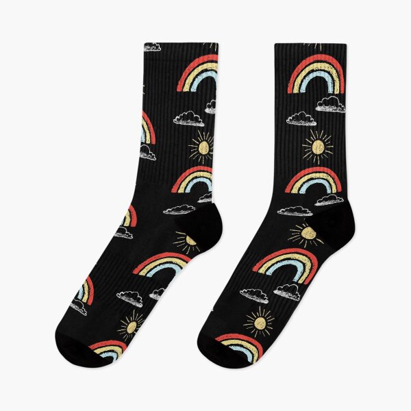 Item preview, retro rainbow sunset designed and sold by Peaceful Life Co.