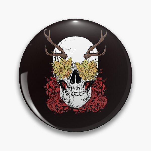 Item preview, Skull with Antlers designed and sold by IntoTheMirror.