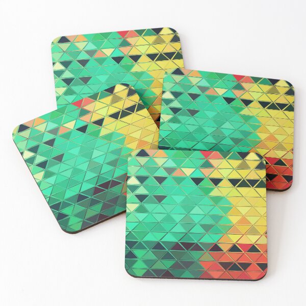 Item preview, Cool Colored triangle mosaic art  designed and sold by AYACHI90.
