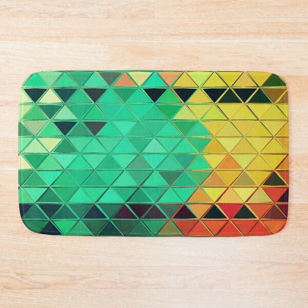 Item preview, Cool Colored triangle mosaic art  designed and sold by AYACHI90.