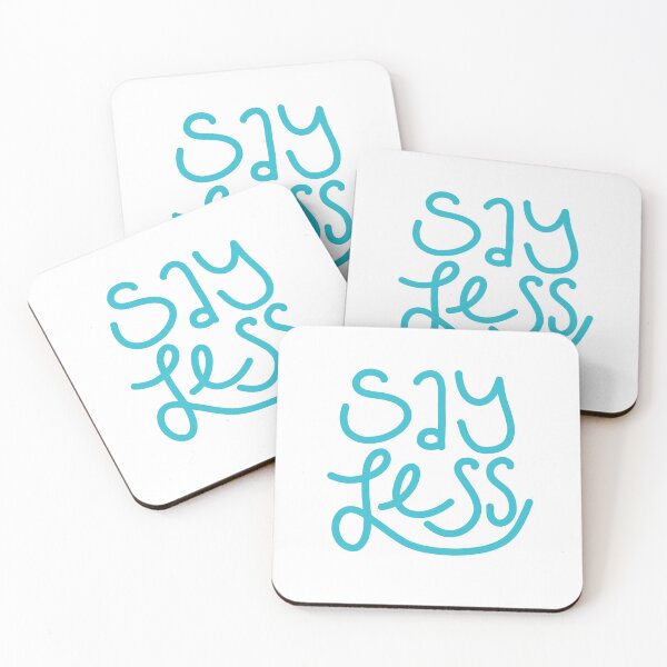 Item preview, Say Less Sticker designed and sold by MoNoodlesPls.