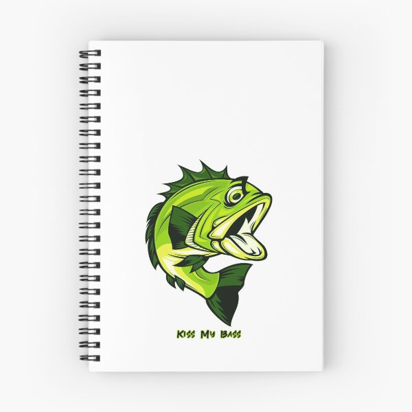 Item preview, Kiss My Bass - Green Largemouth Bass designed and sold by Kaos Urbanwear.
