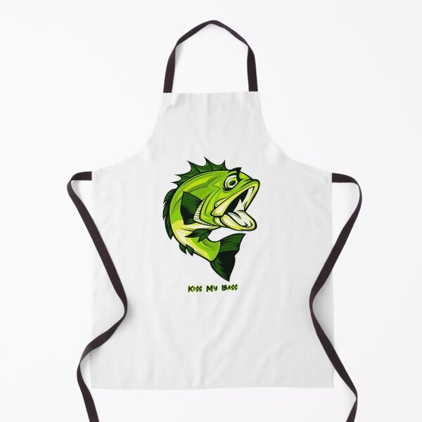 Item preview, Kiss My Bass - Green Largemouth Bass designed and sold by Kaos Urbanwear.