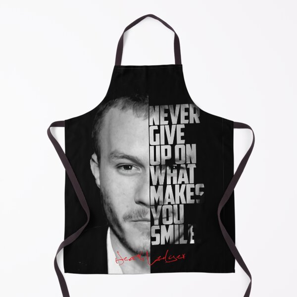 Item preview, Black and white Heath Ledger inspirational quotes, designed and sold by Enea Kelo.