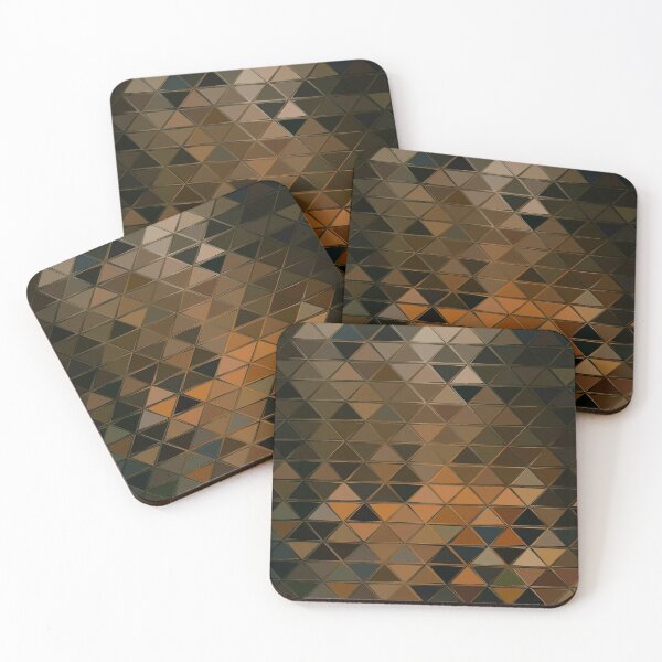 Item preview, Cool Colored triangle mosaic art  designed and sold by AYACHI90.
