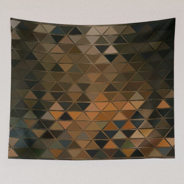 Item preview, Cool Colored triangle mosaic art  designed and sold by AYACHI90.