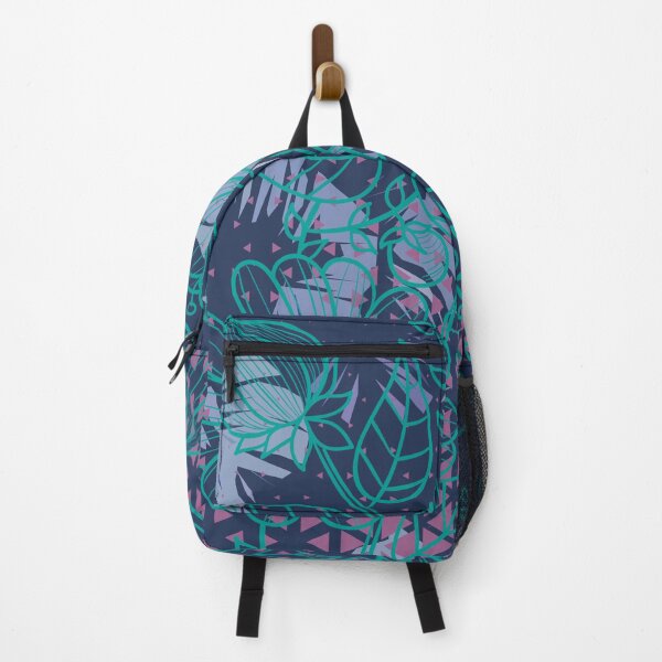 Item preview, Tropical Floral Print Triangles designed and sold by aidesignstudio.