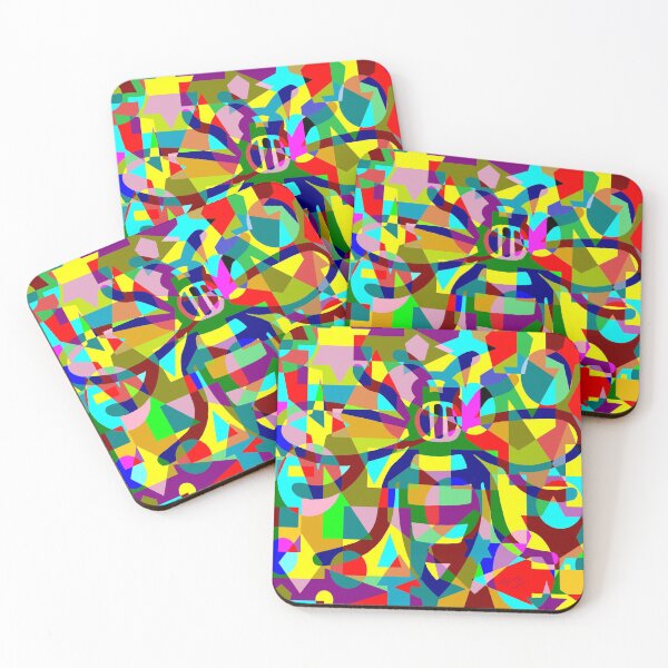 Item preview, Manchester Worker Bee Multicoloured 2021 designed and sold by MarkEdz.