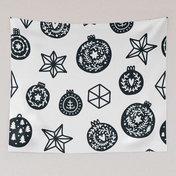 Item preview, Scandinavian Christmas Ornament Pattern designed and sold by HastyHouse.