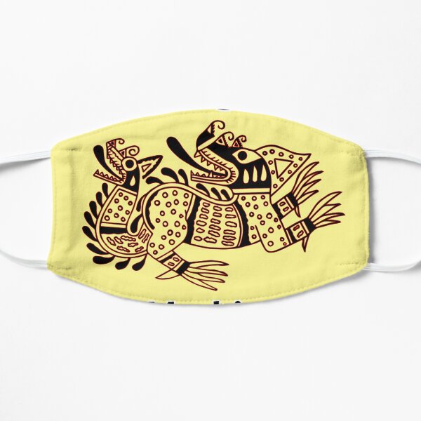 dragon mochica Flat Mask
