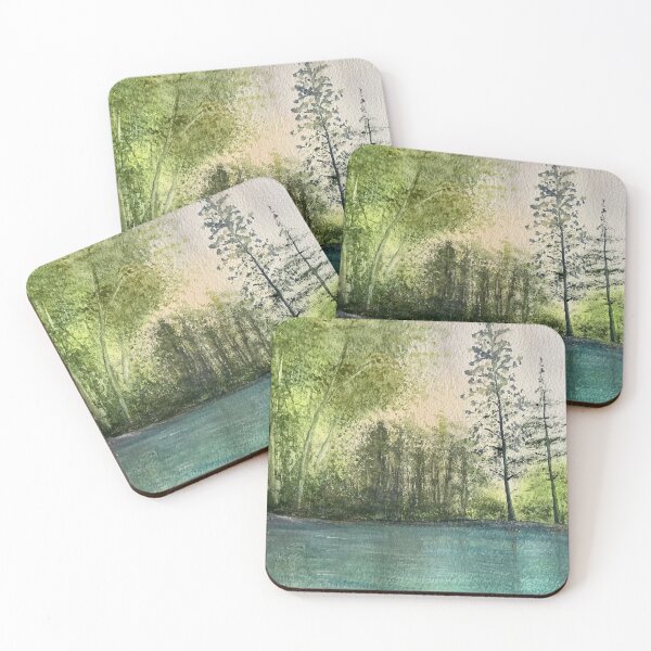 Item preview, Peace and tranquil lake designed and sold by Diane Hunter Art.