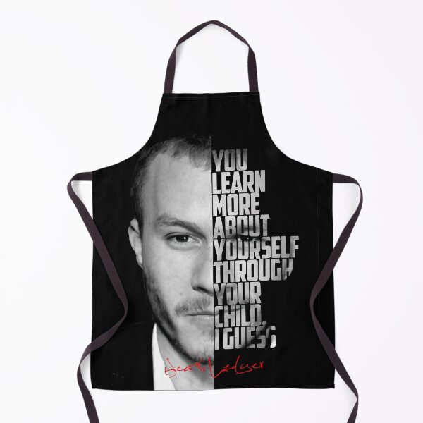 Item preview, Black and white Heath Ledger inspirational quotes, designed and sold by Enea Kelo.