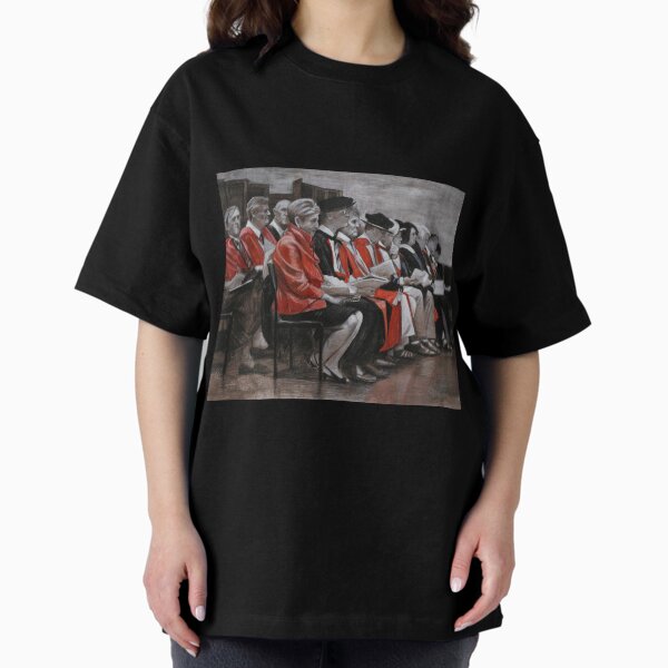 Graduation - Drawing by Avril Thomas - Adelaide Artist Oversized T-Shirt