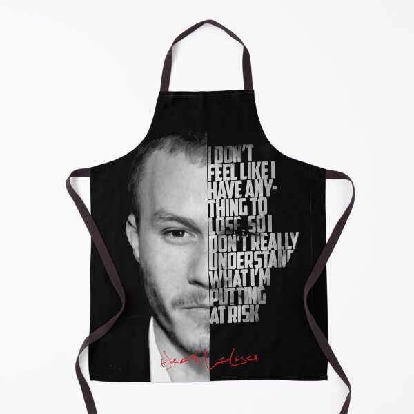 Item preview, Black and white Heath Ledger inspirational quotes, designed and sold by Enea Kelo.