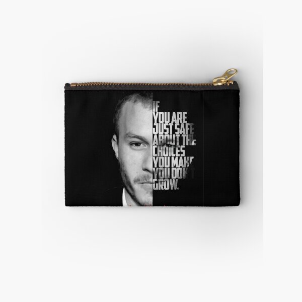 Item preview, Black and white Heath Ledger inspirational quotes, designed and sold by Enea Kelo.