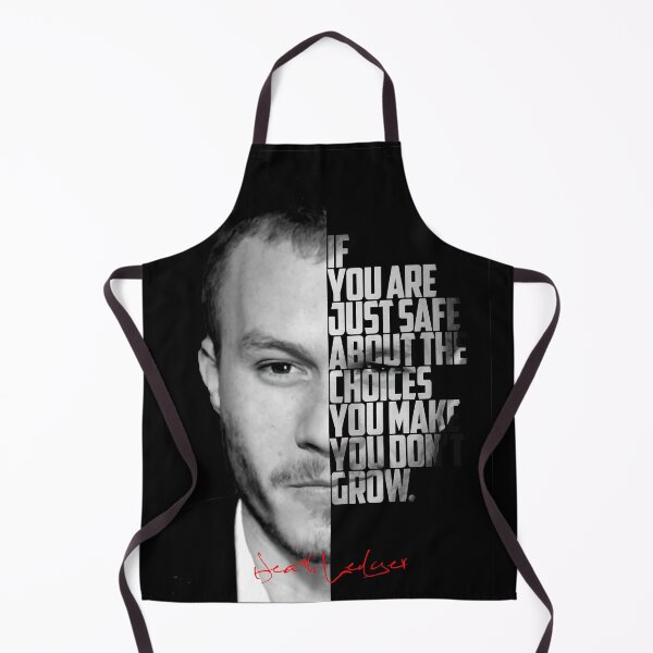 Item preview, Black and white Heath Ledger inspirational quotes, designed and sold by Enea Kelo.