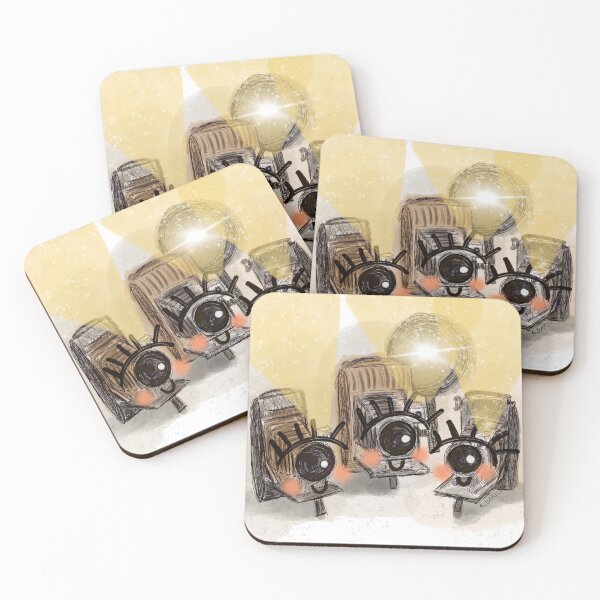 Item preview, Cute Vintage Film Camera Brownie Flash model Illustration designed and sold by NikoleneStudios.