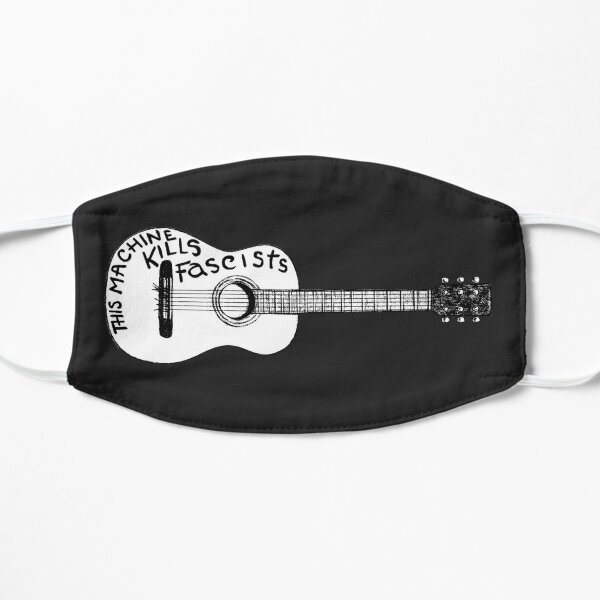 This Machine Kills Fascists Stickers Guitar Flat Mask