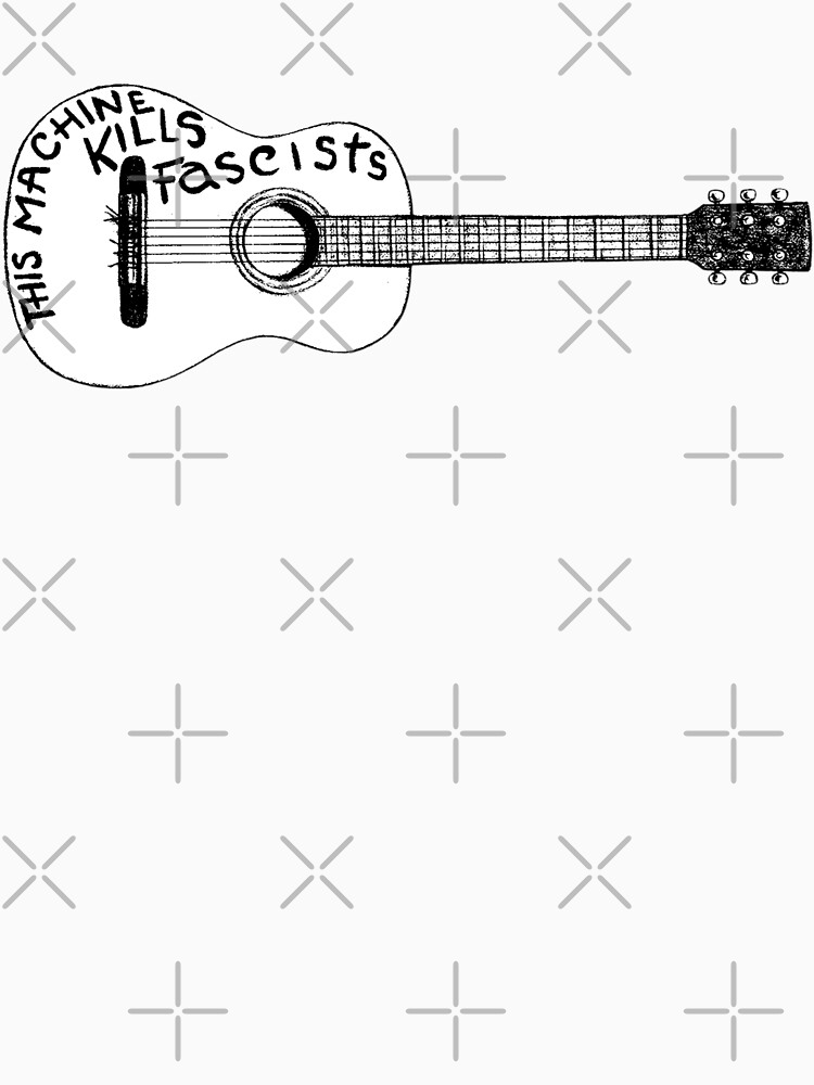 this guitar kills fascists t shirt