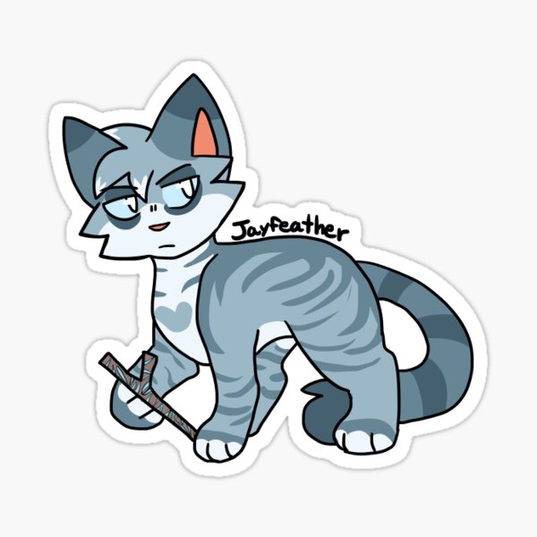 Warriors - Jayfeather Sticker for Sale by SighFur