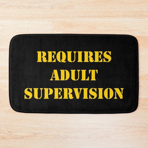 Item preview, Requires adult supervision designed and sold by Monkey204.