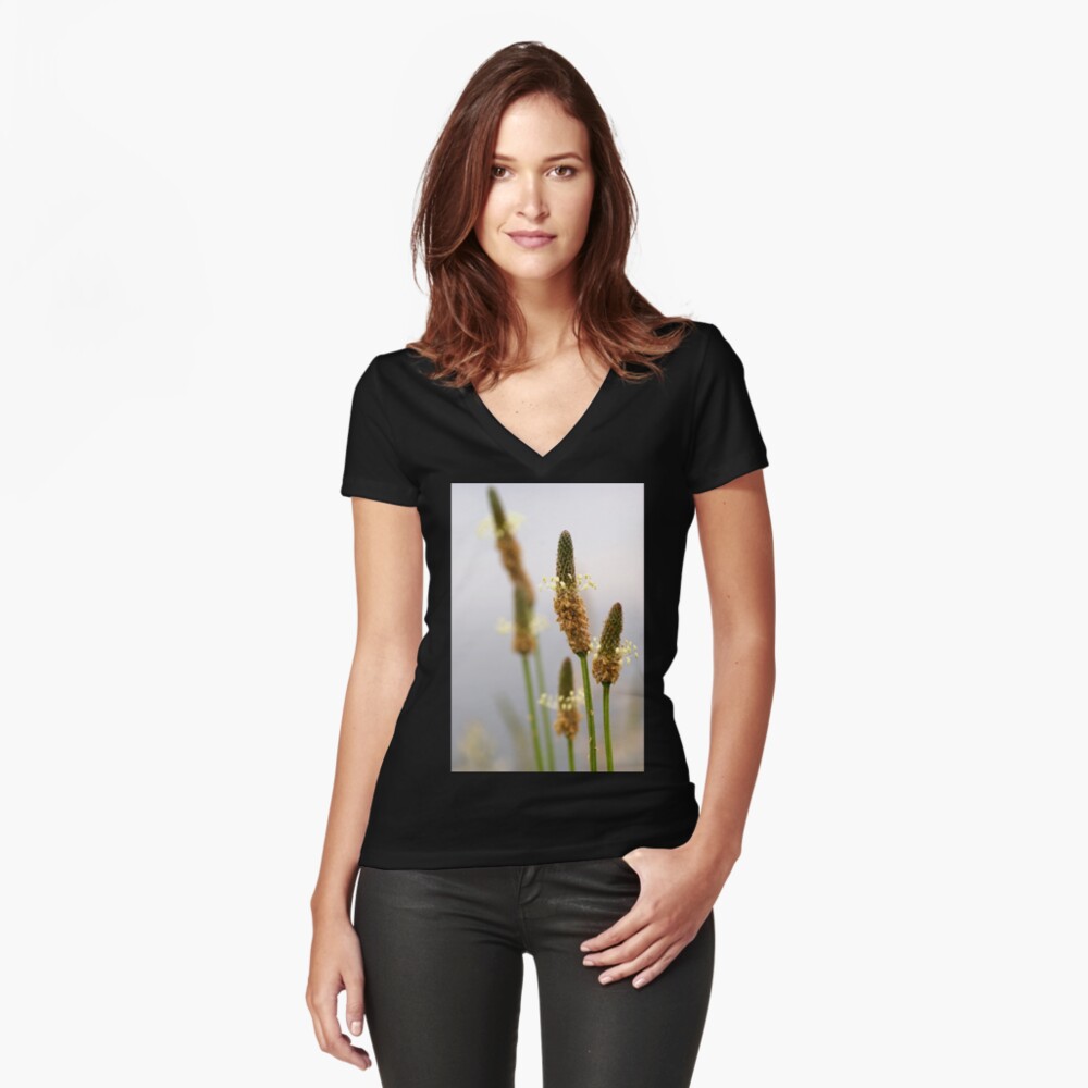 Item preview, Fitted V-Neck T-Shirt designed and sold by AvrilThomasart.