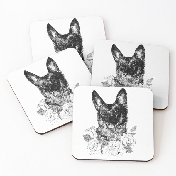 Item preview, Portrait of a German Shepherd designed and sold by Laura Maxwell.