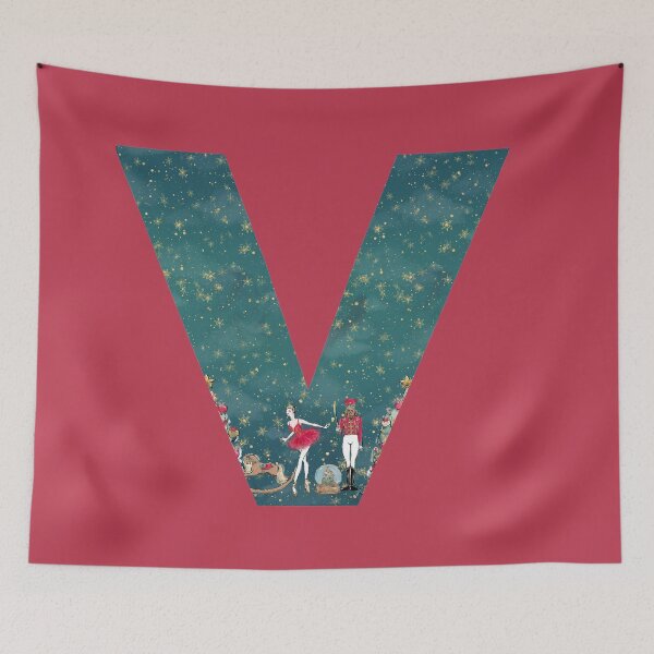 Item preview, Christmas Nutcracker Letter V | Christmas Letters designed and sold by SerendipityNow.