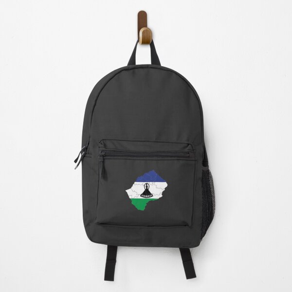 Item preview, Lesotho Flag Map with regions designed and sold by Alo.
