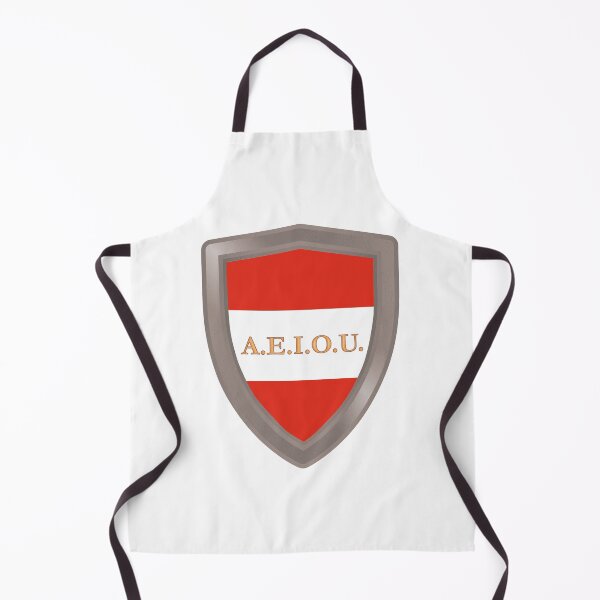 Item preview, A.E.I.O.U. Shield - Austrian motto used by the Habsburgs - Europa Universalis IV designed and sold by Vela Barrera.