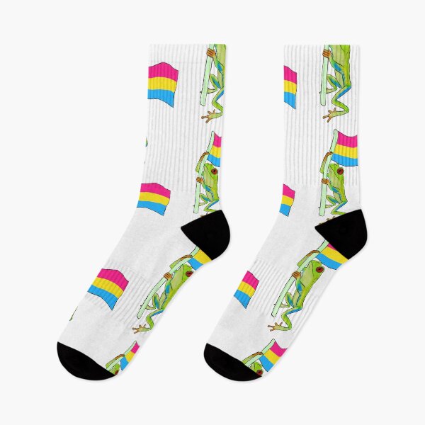 Item preview, Pride Frog - Pansexual flag designed and sold by -abigaeljean-.