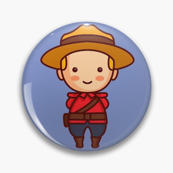Item preview, Kawaii Canadian Mountie | Mounted Policeman designed and sold by SLAG-Creative.
