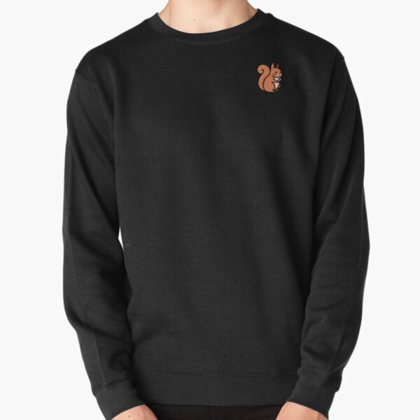 Red Squirrel Pullover Sweatshirt