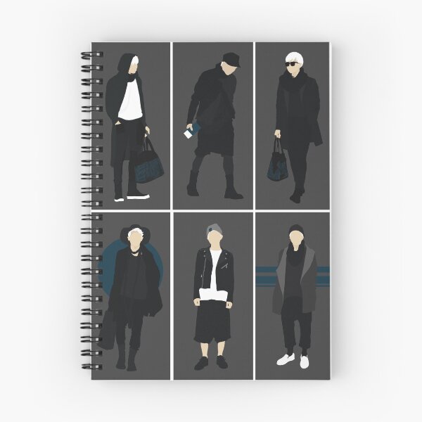 Item preview, RAP MONSTER (BTS): A Study in Black designed and sold by bangtangy.
